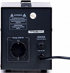 Автоматический стабилизатор напряжения Alteco TDR 1000 вид сзади