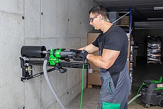 Эксплуатация станины для алмазного бурения Eibenstock BST 162 H