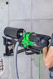 Эксплуатация установок с микроударом для сухого алмазного бурения Eibenstock DSE 162