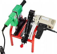 Нагреватель и торцеватель механических стыковых сварочных аппаратов для пнд труб Gas Fusion Red-160T2