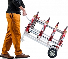 Перевозка центратора гидравлического стыкового сварочного аппарата для пнд труб Hamlem AL315